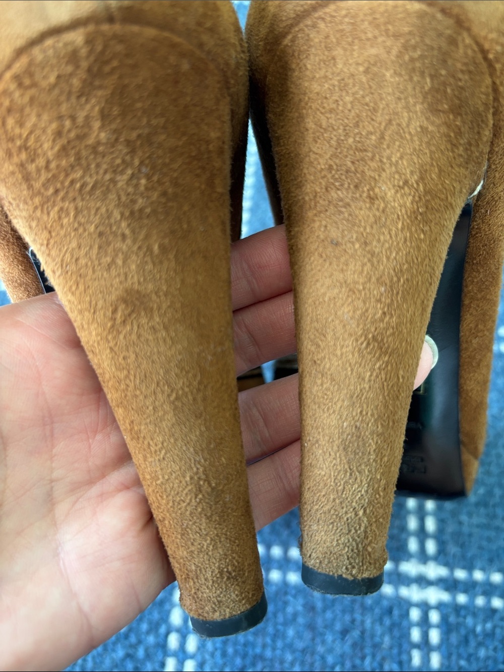 Prada Brown Suede High Heel Pumps sz 39 - Picture 6 of 6